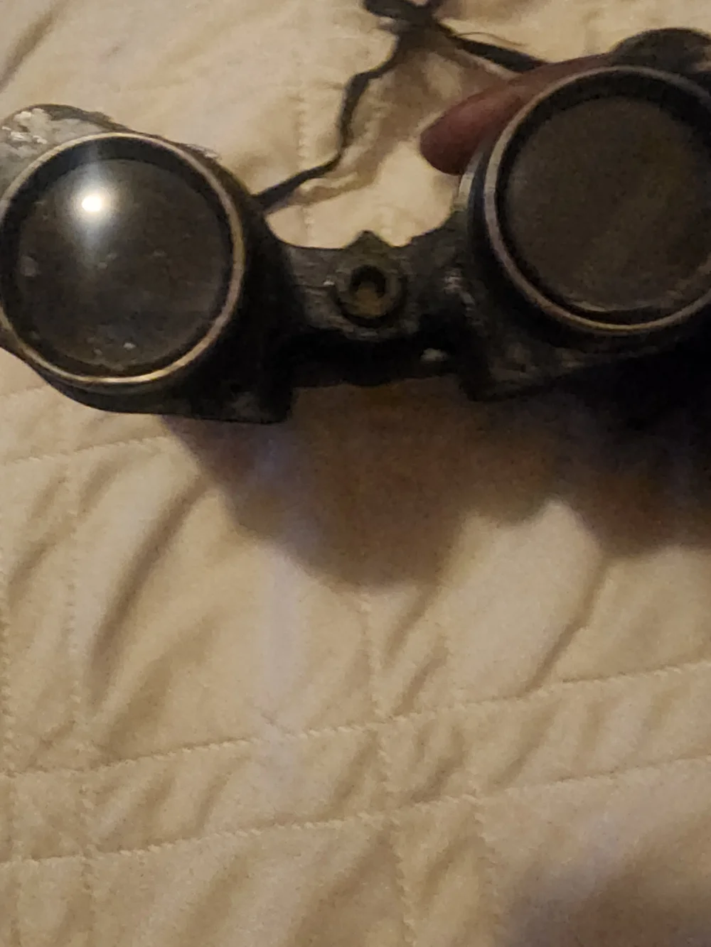 Vintage Black Binoculars - Classic Compact Field Optics